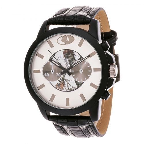  Mossy Oak MOW069BK Mens Analog All Terrain Field Infinity Black Frontier Watch by Mossy Oak