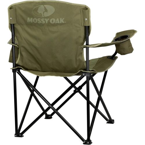  [아마존베스트]Mossy Oak XL Heavy Duty Camping Chair with Cooler & Oversized Seat