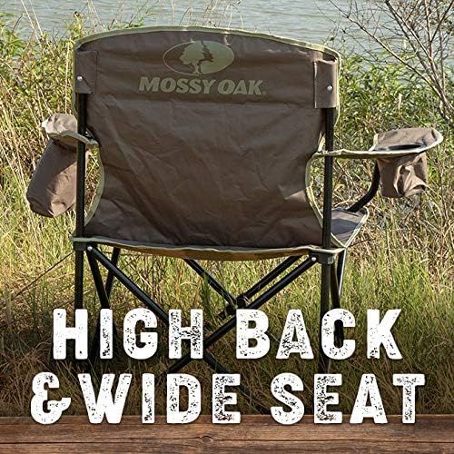  Mossy Oak Heavy Duty Folding Camping Chairs, Lawn Chair