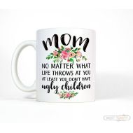 /MostToastyGoods Funny Mom Gift Coffee Mug, Mom Birthday Gift from Daughter Mom Gift from Daughter Birthday Gift for Mom Funny Gift for Mom Mug