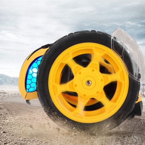  Mostop RC Stunt Car Remote Control Car for Kids, 1/14 2.4Ghz Rechargeable Off Road Bumble Tumble Bee Truck Rock Crawler Vehicle Toy with Music and Light