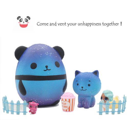  Mosunx Jumbo Galaxy Panda Squishy Slow Rising Kids Toys Collect Doll Stress Relief Toy