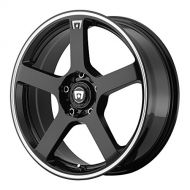 Motegi Racing MR116 Gloss Black Wheel With Machined Flange (17x7/5x105, 114.3mm, +40mm offset)