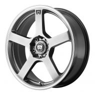 Motegi Racing MR116 Dark Silver Wheel With Machined Flange (17x7/5x105, 114.3mm, +40mm offset)