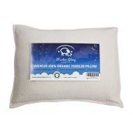 Mother Sheep Organics Organic Wool Toddler Pillow, All Natural &100% GOTS Certified Pure Organic, Wool Pearls’...