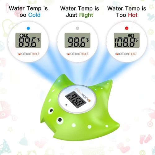  [아마존베스트]Mothermed MotherMed Baby Bath Thermometer and Floating Bath Toy Bathtub and Swimming Pool Thermometer...