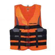 New BRP Sea-Doo Mens Nylon Motion PFD Life Vest Jacket-Adult Medium-Orange