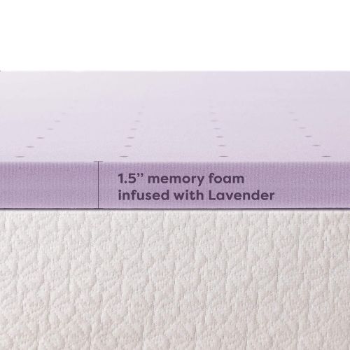  Motion bed mattress Best Price Mattress Twin XL Mattress Topper - 1.5 Inch Lavender Infused Memory Foam Bed Topper Cooling Mattress Pad, Twin XL Size