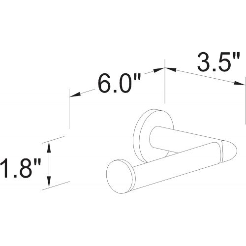  Motiv 0206/SN Sine Paper, Satin Nickel, Open Toilet Tissue Holder
