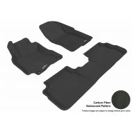 Motivx 3D MAXpider Complete Set Custom Fit All-Weather Floor Mat for Select Toyota Corolla Models - Kagu Rubber (Black)