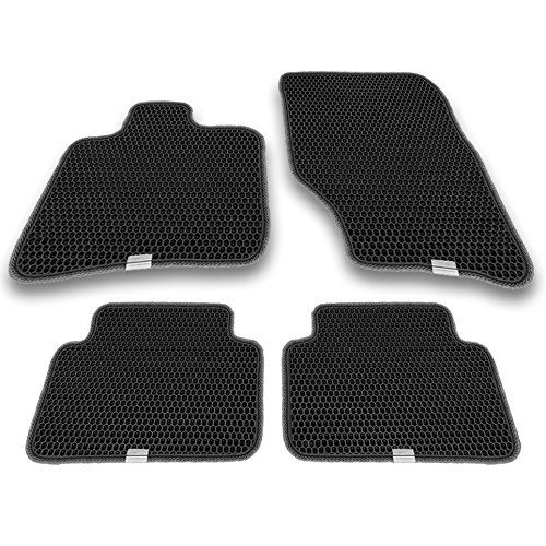  Motliner Floor Mats, Custom Fit with Dual Layered Honeycomb Design for Audi Q7 4L 2009-2015. All Weather Heavy Duty Protection for Front and Rear. EVA Material, Easy to Clean.