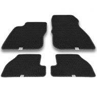 Motliner Floor Mats, Custom Fit with Dual Layered Honeycomb Design for Ford Focus 2012-2018. All Weather Heavy Duty Protection for Front and Rear. EVA Material, Easy to Clean.