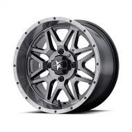 MotoSport Alloys 14-19 Polaris RANRZR1000XE M26 Vibe Wheel (Front/Rear / 14x7 +0mm 4/156) (Dark Tint)