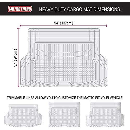  Motor Trend Premium FlexTough All-Protection Cargo Mat Liner  w/Traction Grips & Fresh Design