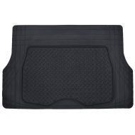 Motor Trend Heavy Duty Rubber Cargo Mat Trunk Liner for Car SUV Auto (Black) - Odorless All Weather