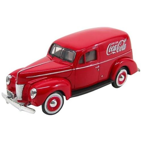  Motor city classics Motor City Classics 1940 Ford Delivery Panel Van (1:24 Scale), Red