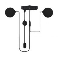 Motorcycle Bluetooth 4.1 Helmet Headset - SCS ETC S-7 Motorcycle Helmet Intercom Communication Systems Kit, Handsfree Calls Voice Command with Speakers Headphones for Motorbike Ski