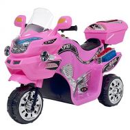 Ride on Toy, 3 Wheel Motorcycle Trike for Kids by Rockin Rollers  Battery Powered Ride on Toys for Boys and Girls, 2 - 5 Year Old - Red FX