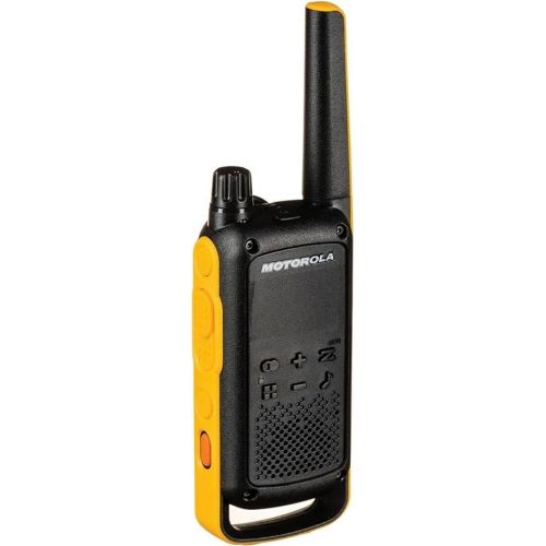 모토로라 Motorola Talkabout T470 Two Way Radio 6-Pack Walkie Talkies Black/Yellow 22 Channels License Free
