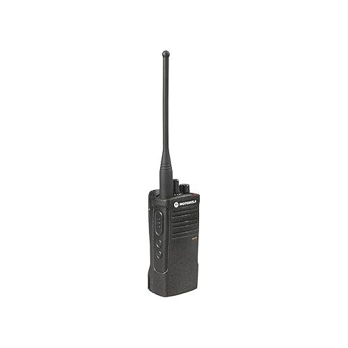 모토로라 4 x Motorola RDU4100 RDX Business Series Two-Way UHF Radio (Black) (RDU4100) + 4 x Motorola HKLN4604 PTT Earpiece - 4 Pack with Mic Bundle