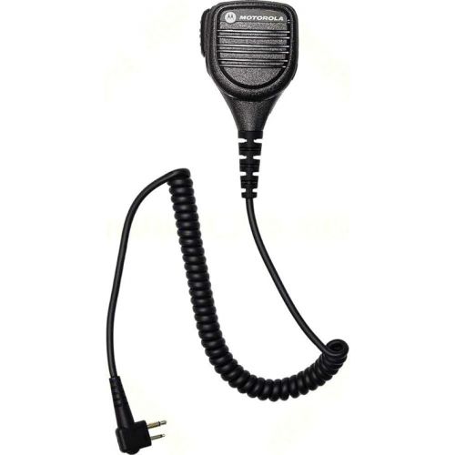 모토로라 Motorola Original OEM PMMN4013 PMMN4013A Remote Speaker Microphone with 3.5mm Audio Jack, Coiled Cord & Swivel Clip, Intrinsically Safe