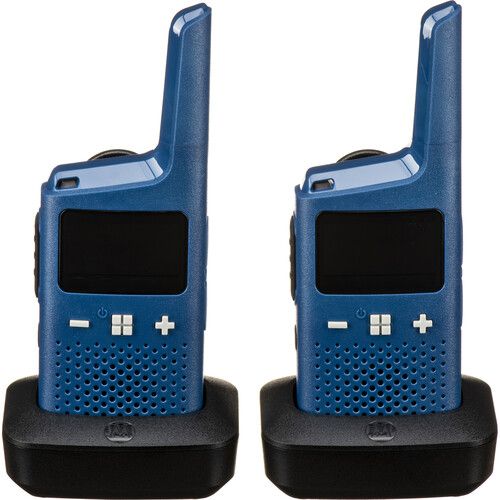 모토로라 Motorola Talkabout T383 FRS/GMRS Two-Way Radio (2-Pack, Blue)