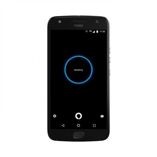 모토로라 Motorola Moto X (4th Generation) - with hands-free Amazon Alexa  32 GB - Unlocked  Super Black - Prime Exclusive