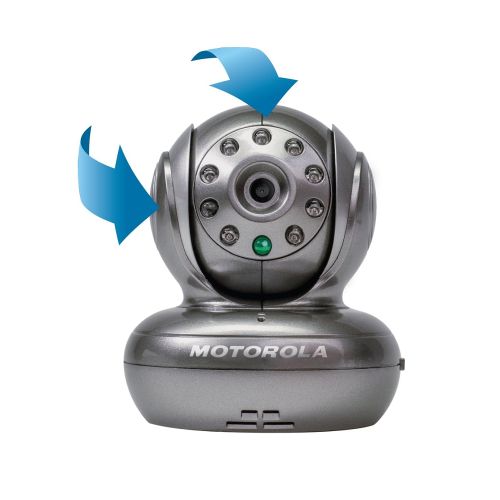 모토로라 Motorola Blink1 Wi-Fi Video Camera for Remote Viewing with iPhone and Android Smartphones and Tablets, Silver