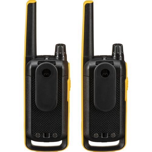 모토로라 Motorola Talkabout T470 FRS/GMRS Two-Way Radios (2-Pack, Black & Yellow)