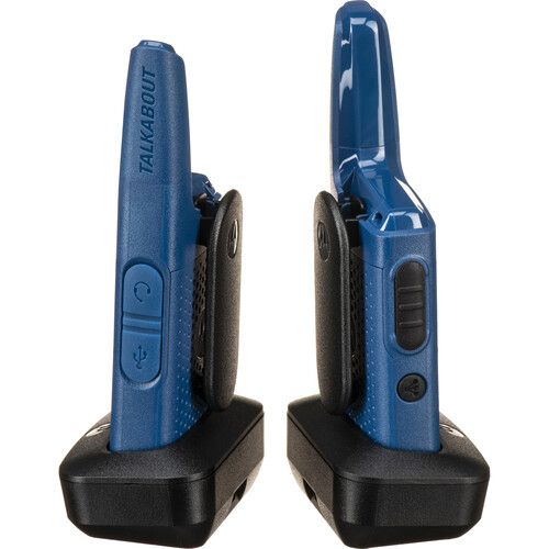 모토로라 Motorola Talkabout T383 FRS/GMRS Two-Way Radio (2-Pack, Blue)