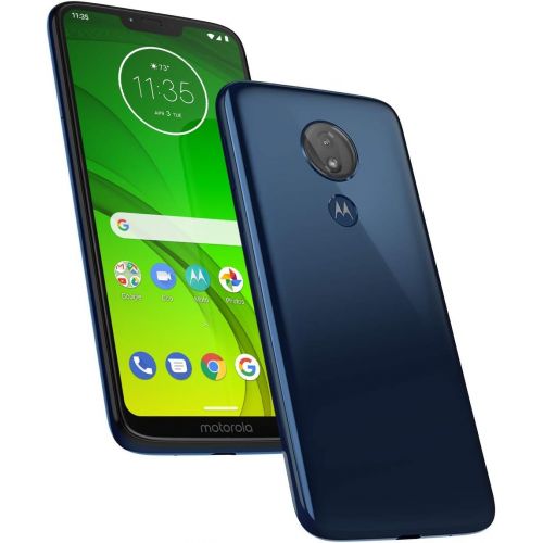 모토로라 [아마존베스트]Motorola Moto G7 Power - Unlocked - 32 GB - Marine Blue (US Warranty) - Verizon, AT&T, T-Mobile, Sprint, Boost, Cricket, Metro