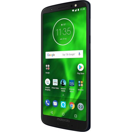 모토로라 [아마존베스트]Motorola Moto G6 with Alexa Hands-Free  64 GB  Unlocked (AT&T/Sprint/T-Mobile/Verizon)  Deep Indigo  Prime Exclusive Phone