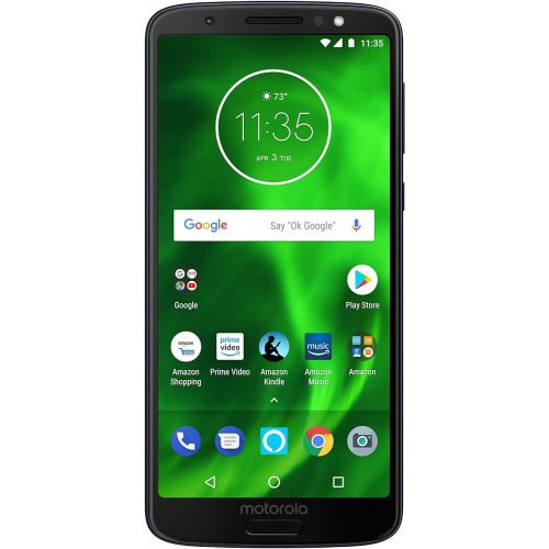 모토로라 [아마존베스트]Motorola Moto G6 with Alexa Hands-Free  64 GB  Unlocked (AT&T/Sprint/T-Mobile/Verizon)  Deep Indigo  Prime Exclusive Phone