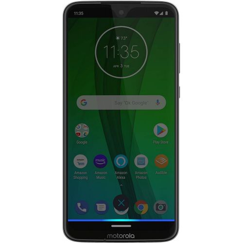 모토로라 [아마존베스트]Motorola Moto G7 with Alexa Hands-Free  Unlocked  64 GB  Clear White (US Warranty)  Verizon, AT&T, TMobile, Sprint, Boost, Cricket, & Metro