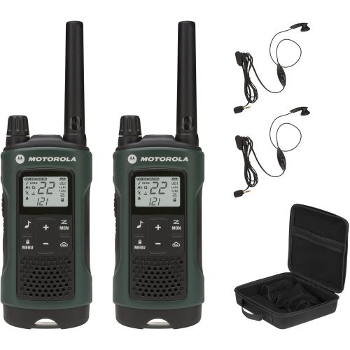 모토로라 [아마존베스트]Motorola Solutions Motorola Talkabout T465 Rechargeable Two-Way Radio Bundle (Green)