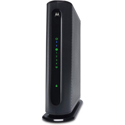 모토로라 [아마존베스트]MOTOROLA MG7315 8x4 Cable Modem Plus N450 Single Band Wi-Fi Gigabit Router with Power Boost, 343 Mbps Maximum DOCSIS 3.0 - Approved by Comcast Xfinity, Cox, Charter Spectrum