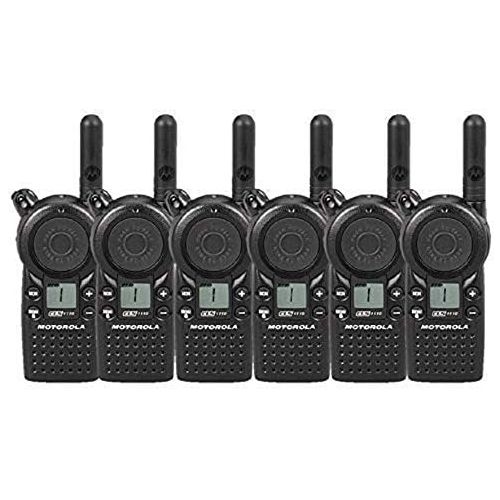 모토로라 6 Pack of Motorola CLS1110 Two Way Radio Walkie Talkies