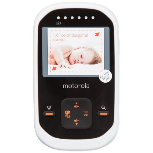 모토로라 Motorola MBP18 Digital Wireless Video Baby Monitor with 1.8-Inch Color LCD Screen, 2.4 GHz FHSS, and Infrared Night Vision (Discontinued by Manufacturer)