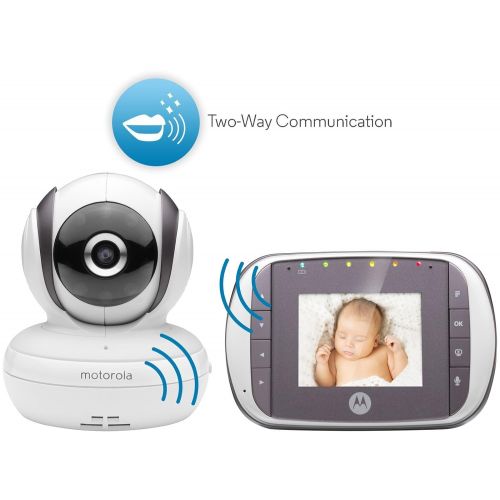 모토로라 Motorola MBP35S- Digital Video Baby Monitor, White