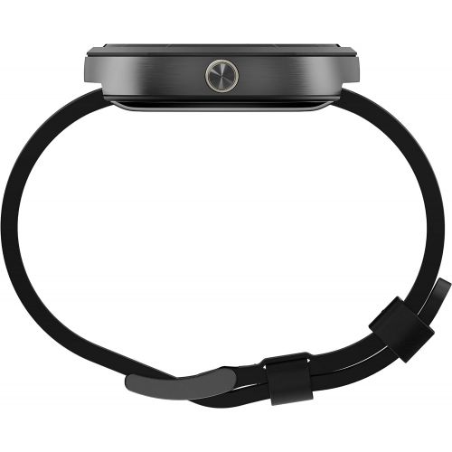 모토로라 Motorola Moto 360 Modern Timepiece Smart Watch - Black Leather 00418NARTL