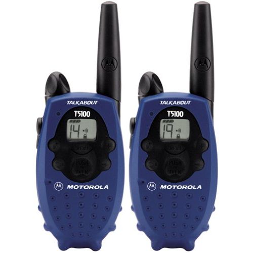 모토로라 Motorola Consumer Radios Motorola T5100 AA 2-Mile 14-Channel FRS Two-Way Radios (Pair)