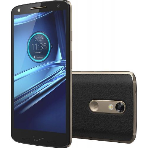 모토로라 Motorola DROID Turbo 2 XT1585 32GB - Black Leather (Verizon Wireless)