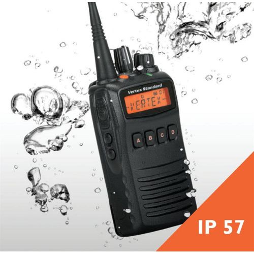 모토로라 6 Pack of Motorola VX-451 Waterproof/Dust-tight UHF Two Way Radios PREPROGRAMMED