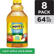 Motts Apple Light, 64 Fluid Ounce Bottle (Pack of 8)