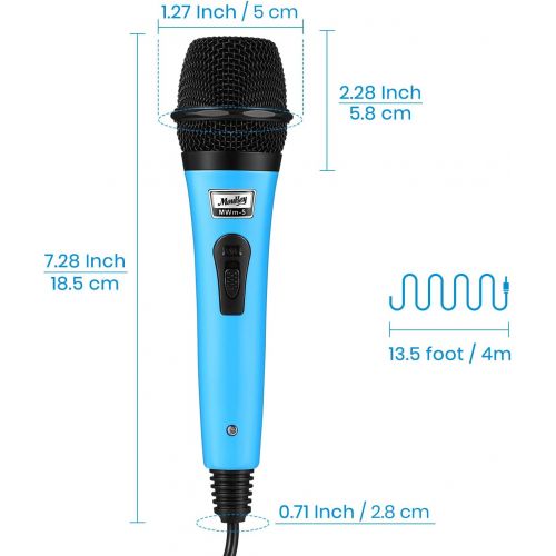  [아마존베스트]Moukey Karaoke Handheld Dynamic Microphone