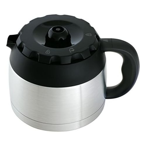 Moulinex FT3628 Thermo-digitaler Timer Kaffeemaschine Subito, 4 Programme, Isolierkanne, 0,9 L, edelstahl/matt schwarz