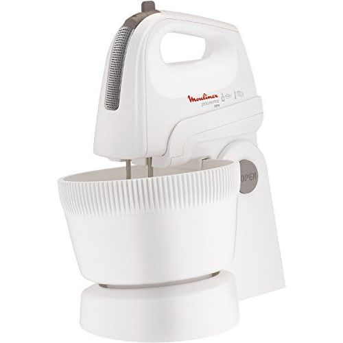  Moulinex HM 6151 Handmixer Powermix Combi/ 500 Watt / 5 Stufen/inklusiv Ruehrschuessel- und Stander, weiss/silber