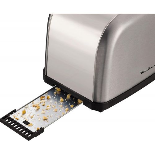  Moulinex Classic 2RebToaster, Leistung 1400W, Edelstahl, Grau