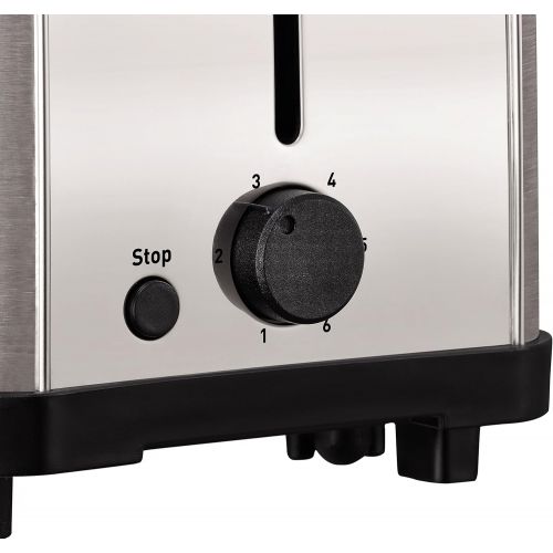  Moulinex Classic 2RebToaster, Leistung 1400W, Edelstahl, Grau