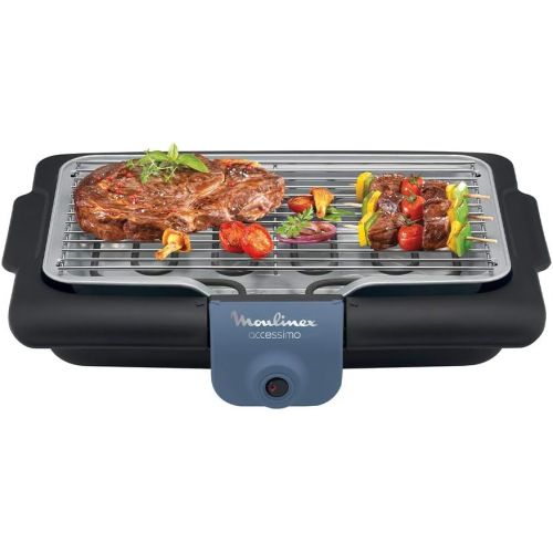  Moulinex Accessimo Elektrischer Tischgrill-Tisch mit abnehmbarer Rost, 2100W